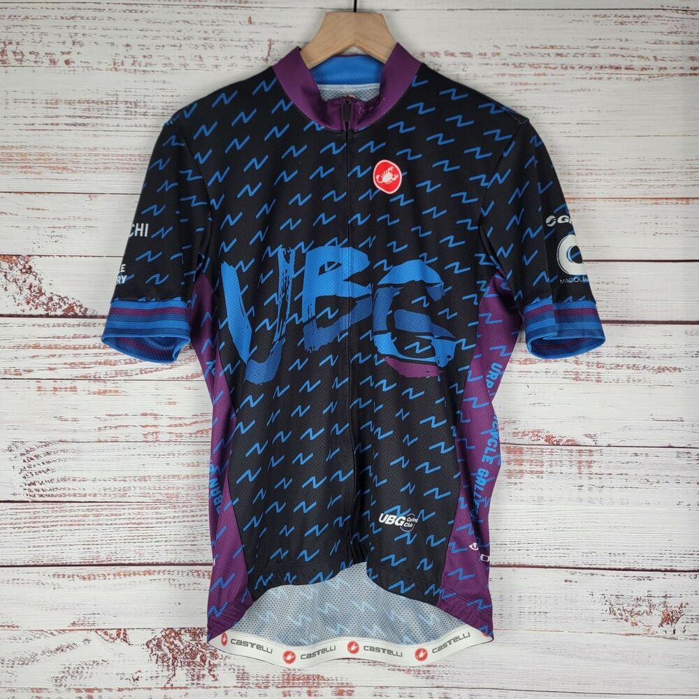 Castelli Men's XL Cycling Jersey UBG 15YRS Blue Purple Style# TA0407